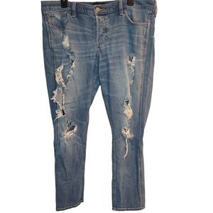 Hollister Vintage Boyfriend Distressed Jeans Size 13 W31